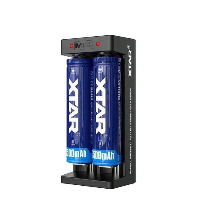 XTAR MC2 USB-C akumuliatorių įkroviklis
