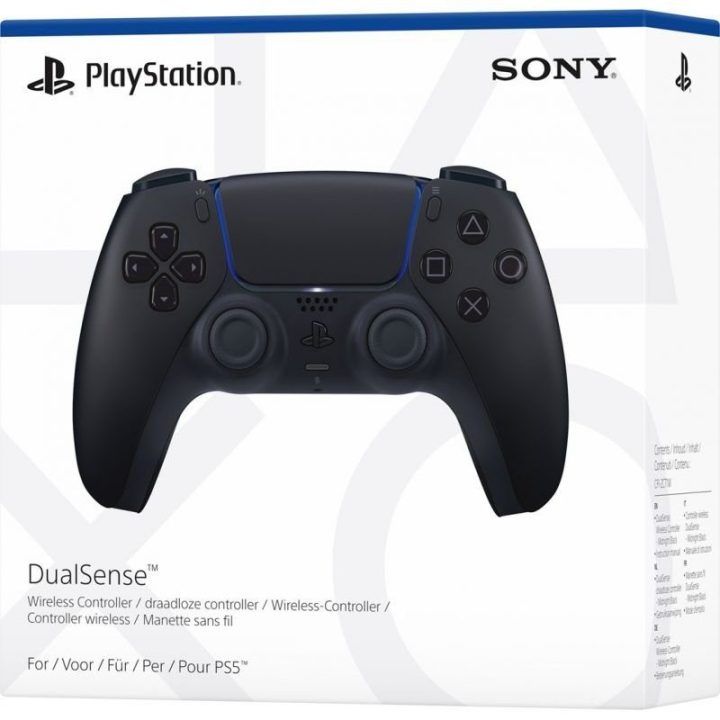 Belaidis žaidimų valdiklis Sony DualSense, Midnight Black