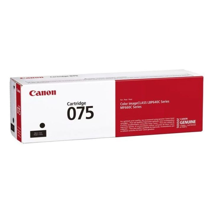 Canon 075 juoda tonerio kasetė, 1 vnt