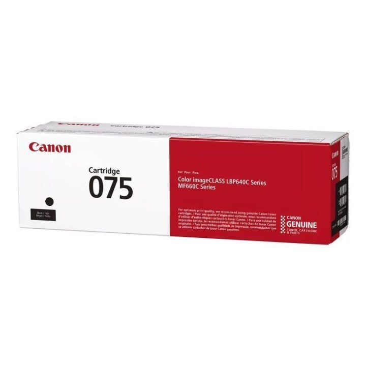 Canon 075 juoda tonerio kasetė, 1 vnt