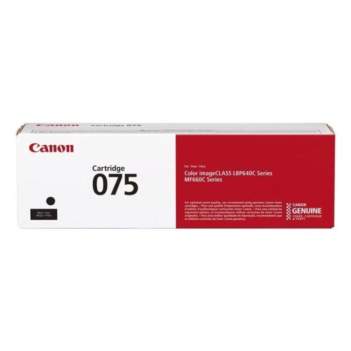 Canon 075 juoda tonerio kasetė, 1 vnt