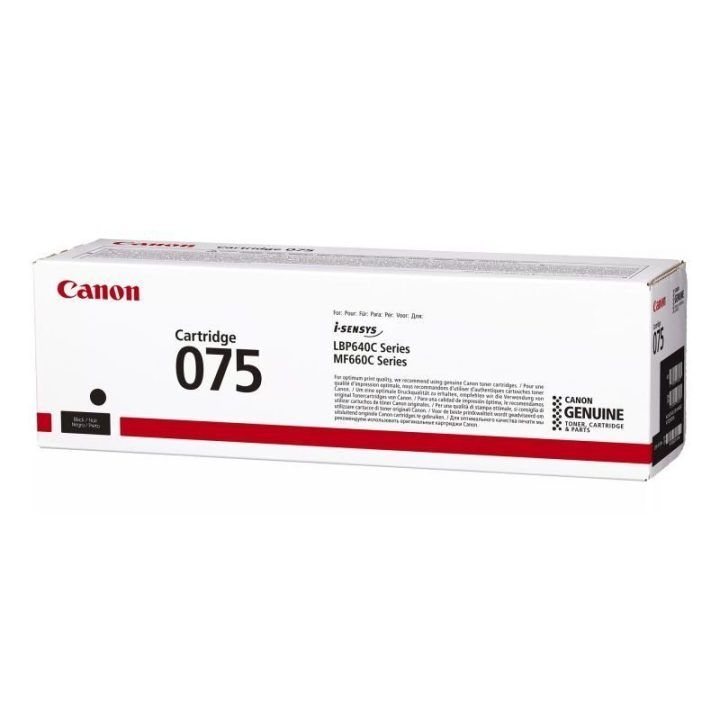 Canon 075 juoda tonerio kasetė, 1 vnt
