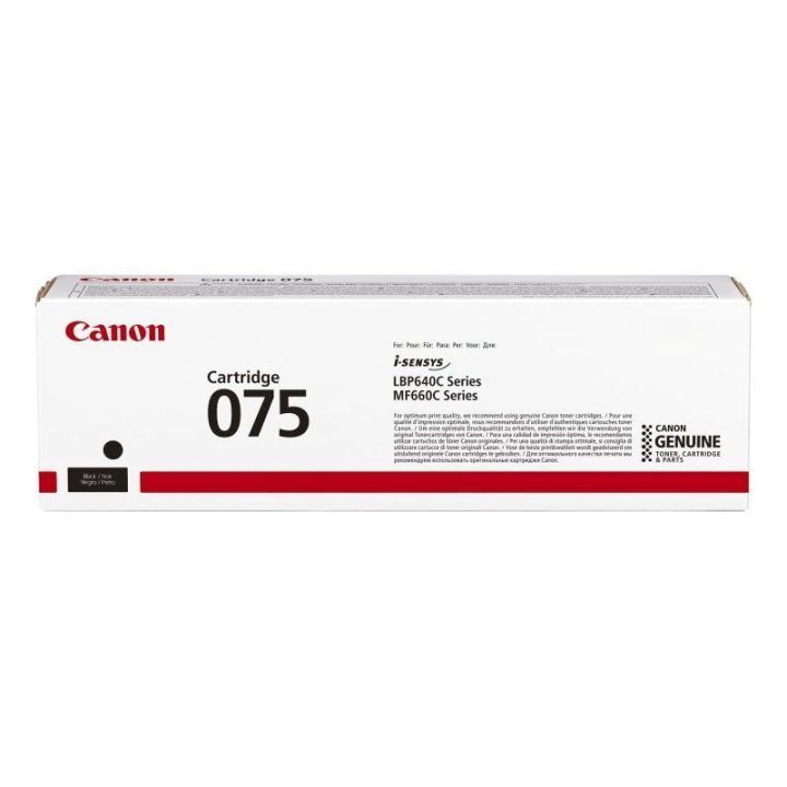 Canon 075 juoda tonerio kasetė, 1 vnt