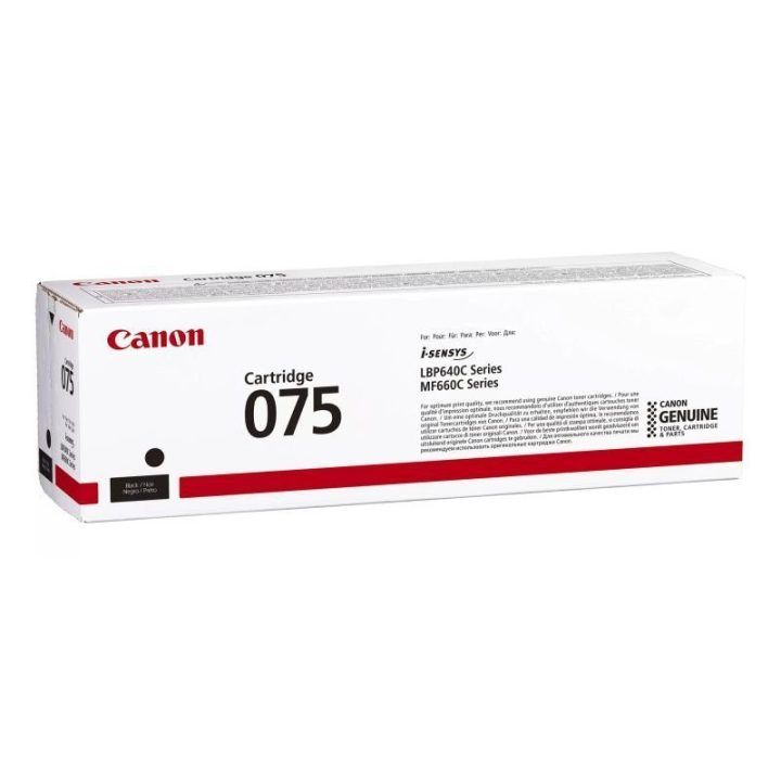 Canon 075 juoda tonerio kasetė, 1 vnt