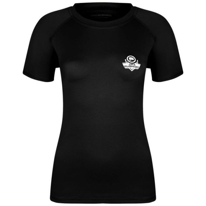 Moteriški rashguard marškinėliai COMBATWEAR, juodi