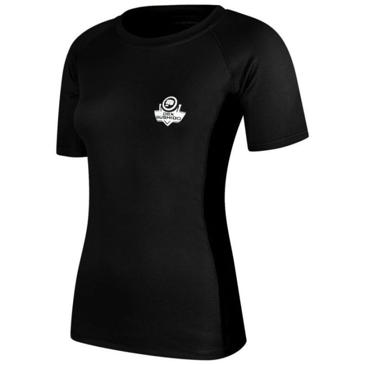 Moteriški rashguard marškinėliai COMBATWEAR, juodi
