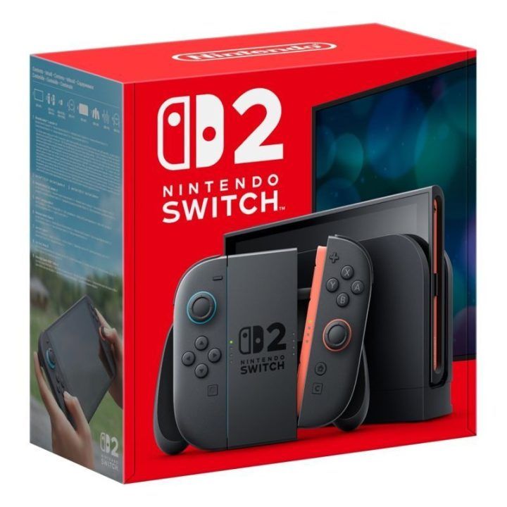 Nintendo Switch 2 žaidimų konsolė, juoda