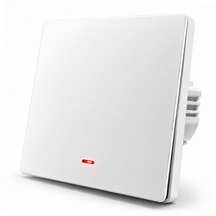 Išmanusis Wi‑Fi šviesos jungiklis Qoltec, 1 kanalo, baltas
