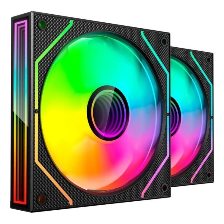 PC korpuso aušintuvai TACENS MARS MF-3DPRO X2, 120 mm, ARGB, juodi