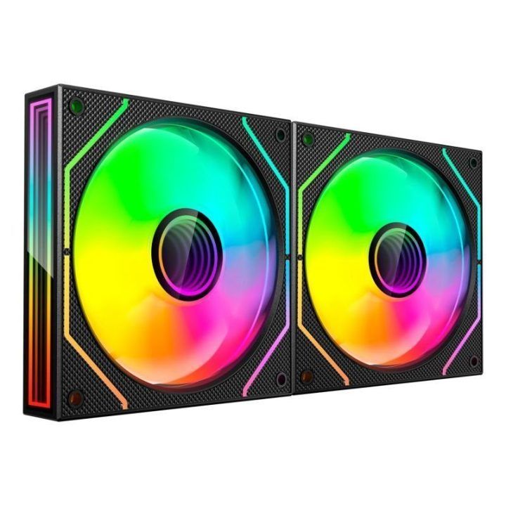 PC korpuso aušintuvai TACENS MARS MF-3DPRO X2, 120 mm, ARGB, juodi