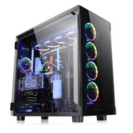 Thermaltake View 91 RGB TG kompiuterio korpusas, juodas