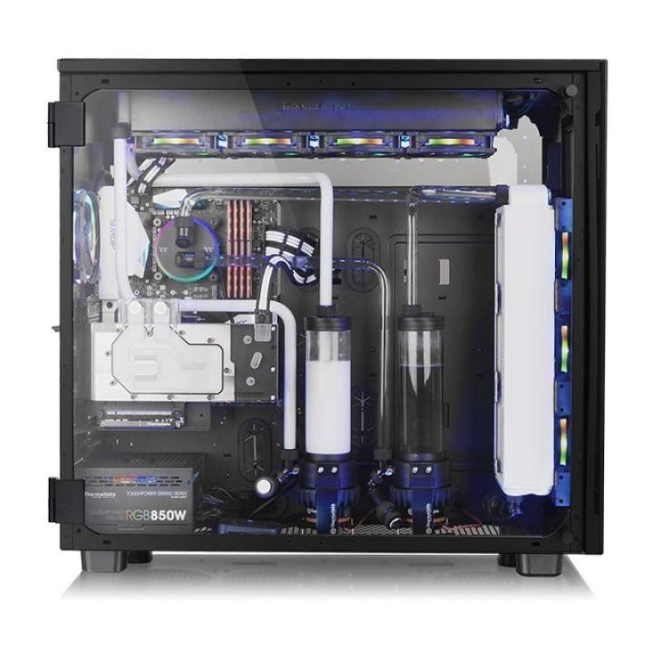 Thermaltake View 91 RGB TG kompiuterio korpusas, juodas