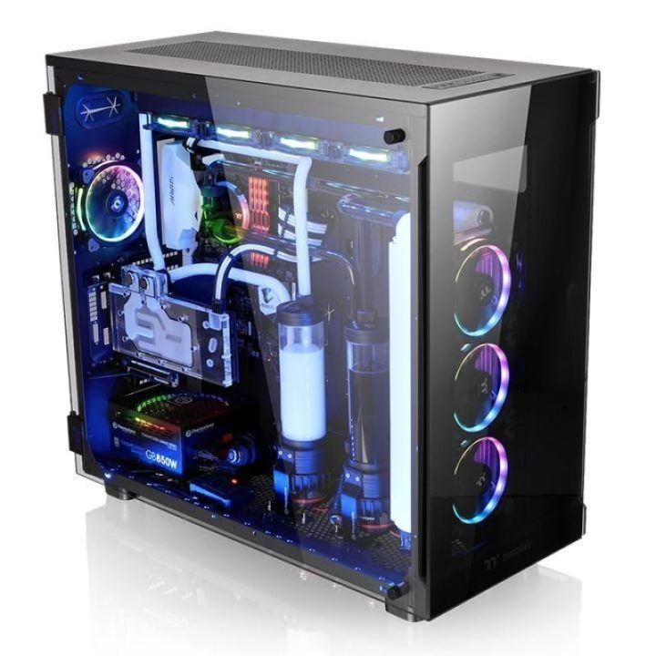 Thermaltake View 91 RGB TG kompiuterio korpusas, juodas