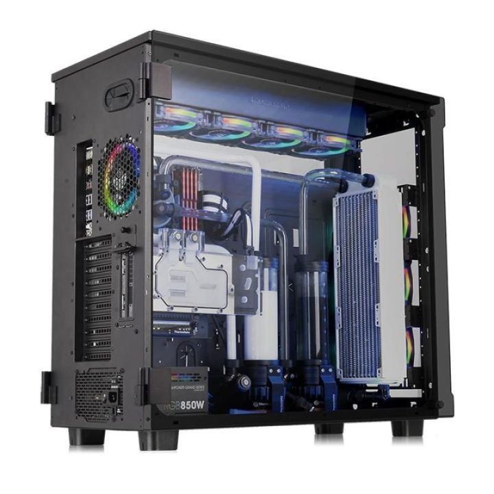 Thermaltake View 91 RGB TG kompiuterio korpusas, juodas