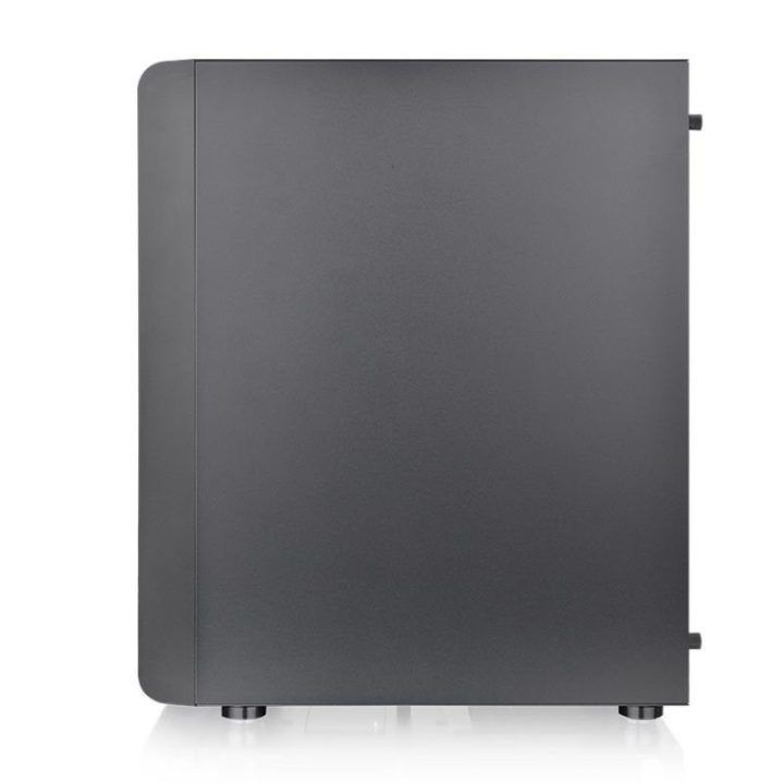 Thermaltake S200 korpusas su grūdinto stiklo šonu, juodas