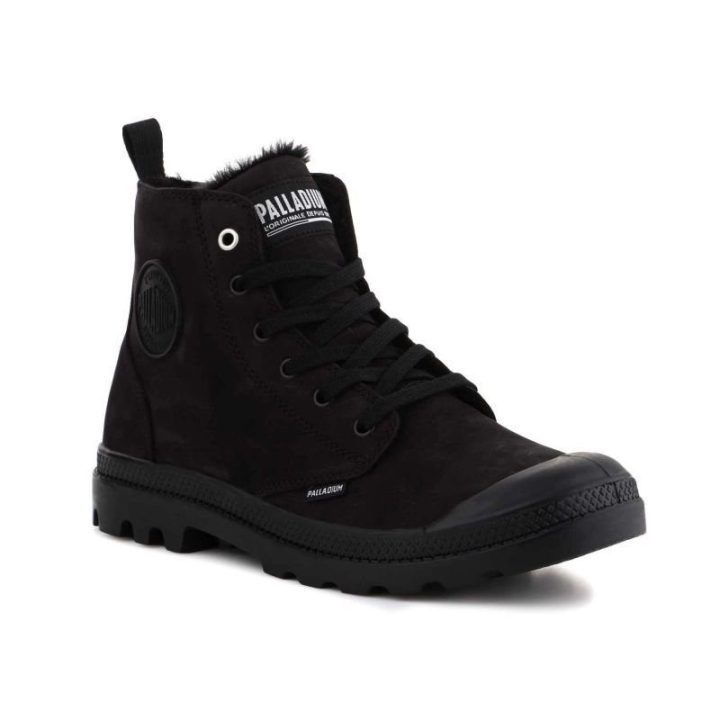 Vyriški auliniai batai Palladium Pampa Hi Zip Wl, juodi