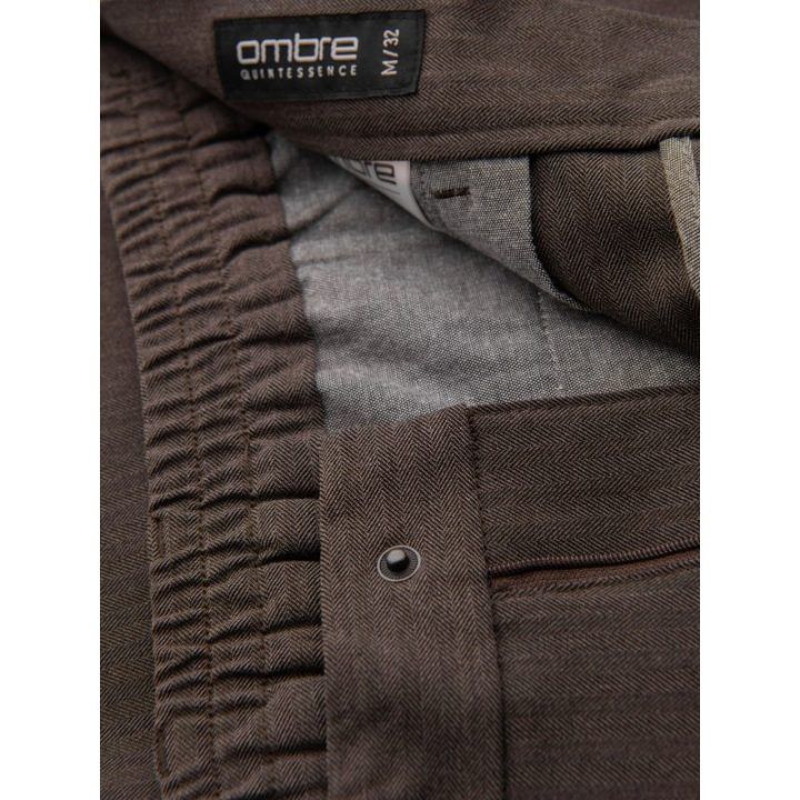 Vyriškos smėlio spalvos chino kelnės slim fit