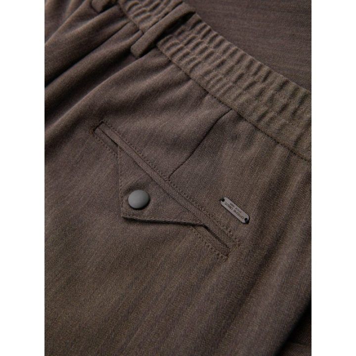 Vyriškos smėlio spalvos chino kelnės slim fit