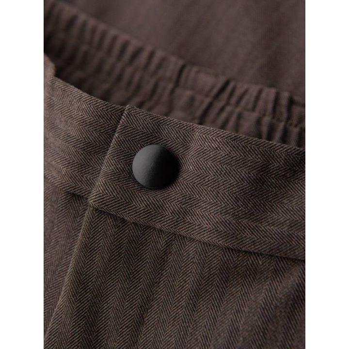 Vyriškos smėlio spalvos chino kelnės slim fit