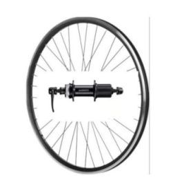 Dviračio galinis ratas 26" su Shimano stebule, juodas