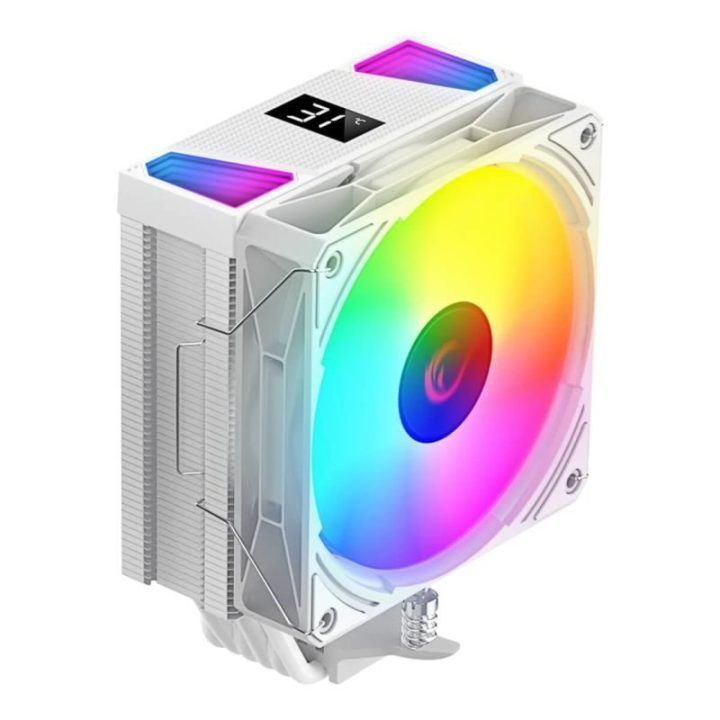 CPU aušintuvas Rampage Octagon C70, baltas, ARGB LCD
