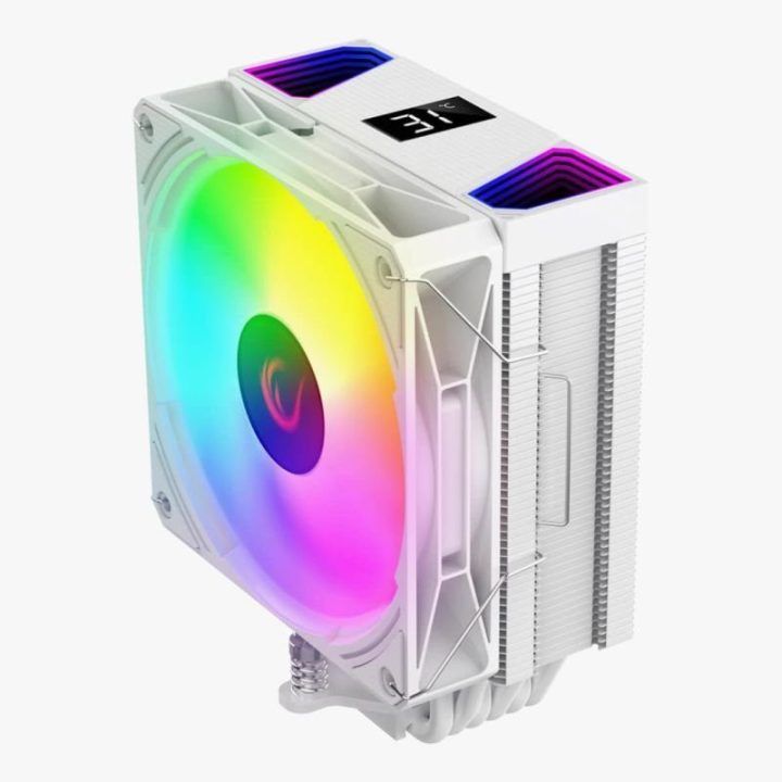 CPU aušintuvas Rampage Octagon C70, baltas, ARGB LCD