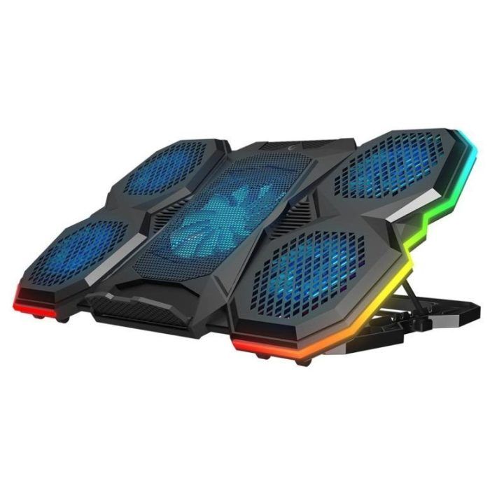 Nešiojamojo kompiuterio aušinimo padėklas su RGB