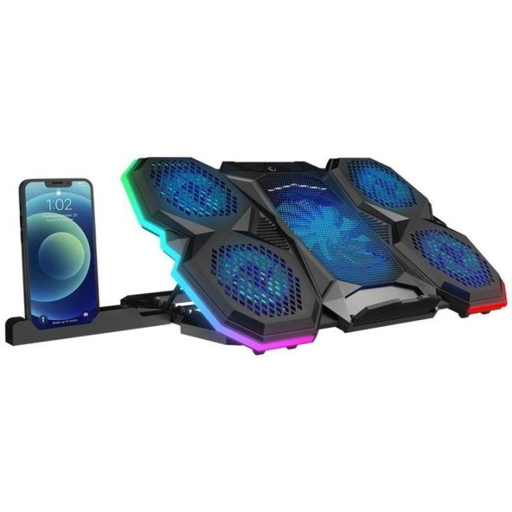 Nešiojamojo kompiuterio aušinimo padėklas su RGB