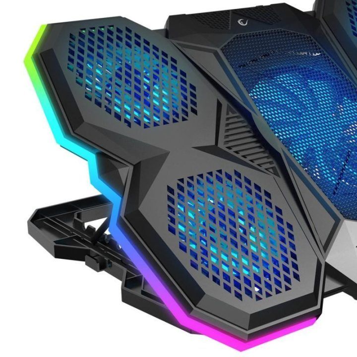 Nešiojamojo kompiuterio aušinimo padėklas su RGB