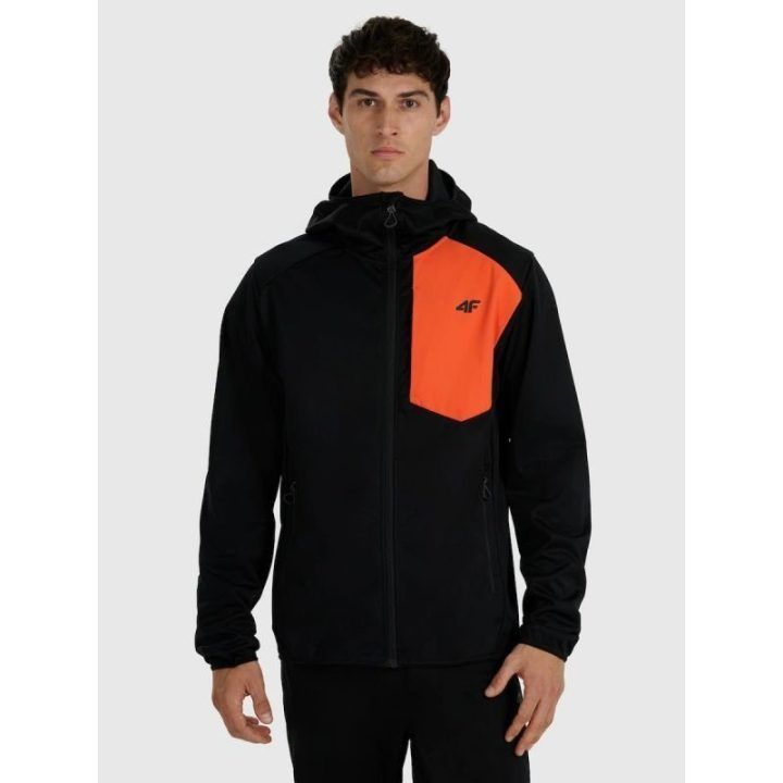 Vyriška softshell striukė 4F, juoda