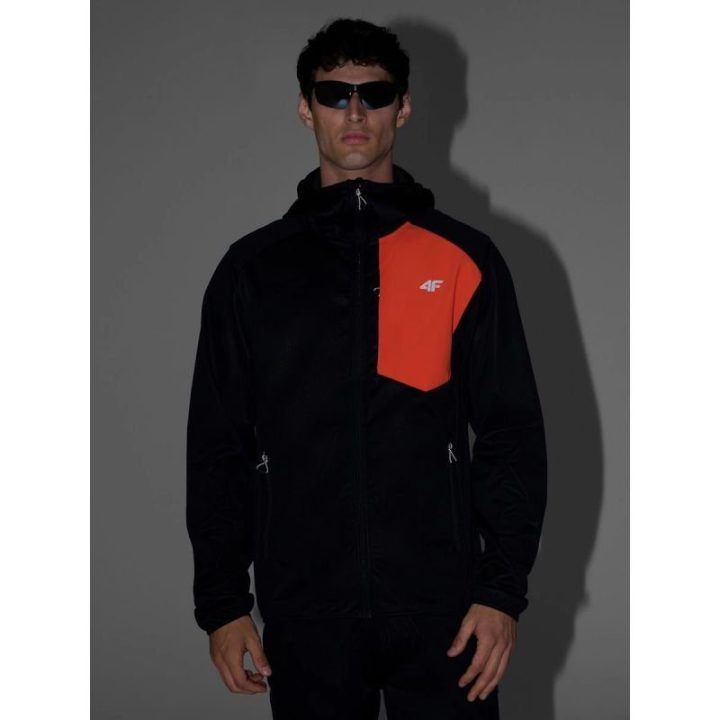 Vyriška softshell striukė 4F, juoda