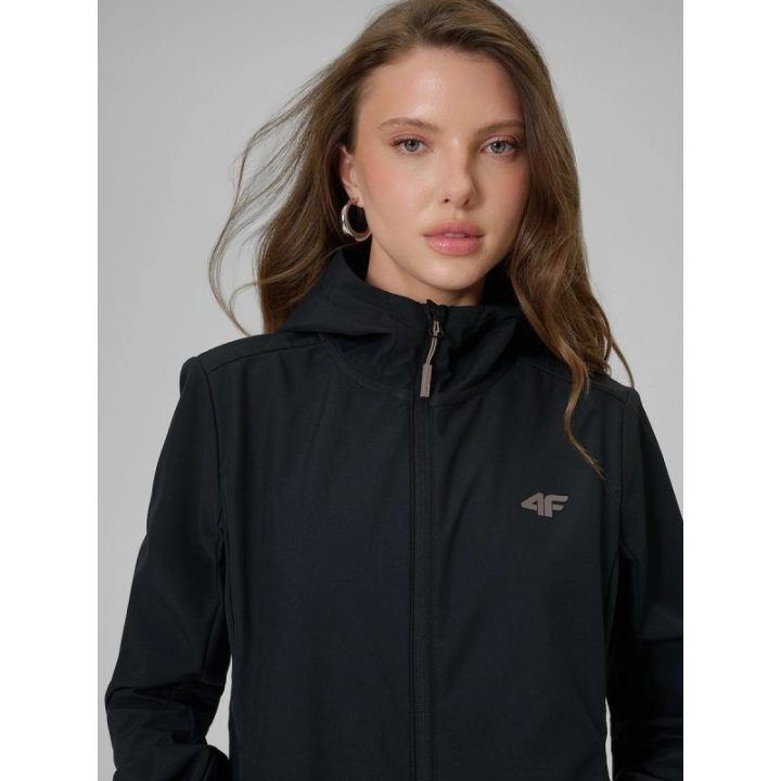 Moteriška softshell striukė 4F su NeoDry 5000, juoda
