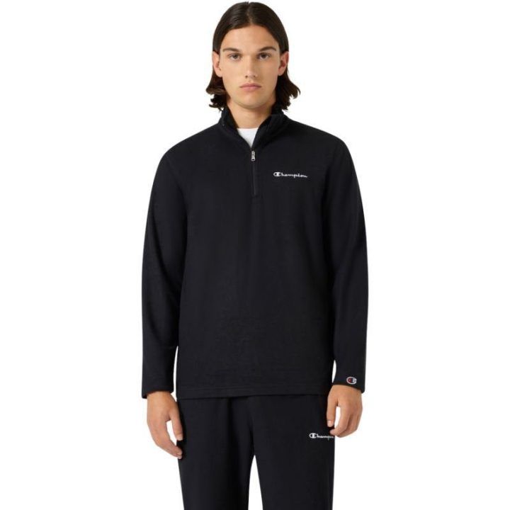 Vyriškas polarinis džemperis Champion Half Zip, juodas