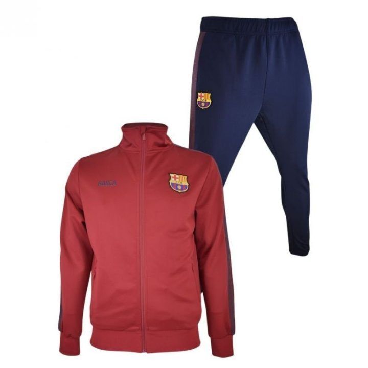 Vaikiškas FC Barcelona sportinis kostiumas, bordo ir tamsiai mėlynas