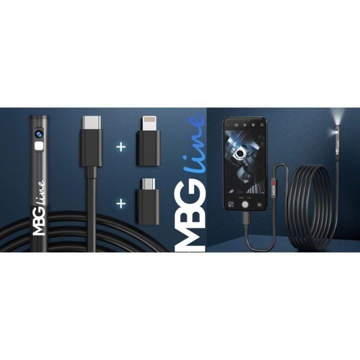 Inspekcinė kamera W300, 2 m, 8 mm