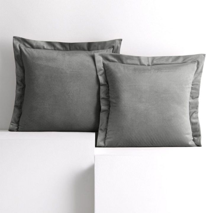 Pagalvėlės užvalkalas AmeliaHome 45 × 45 cm, sidabrinis