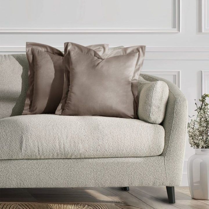 Pagalvėlės užvalkalas Velvet AmeliaHome 45 × 45 cm, tamsiai smėlio