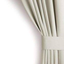 Kreminė blackout užuolaida su klostėmis AmeliaHome 140 × 300 cm