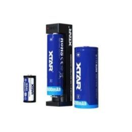 XTAR USB-C įkroviklis cilindriniams ličio jonų akumuliatoriams, MC1+