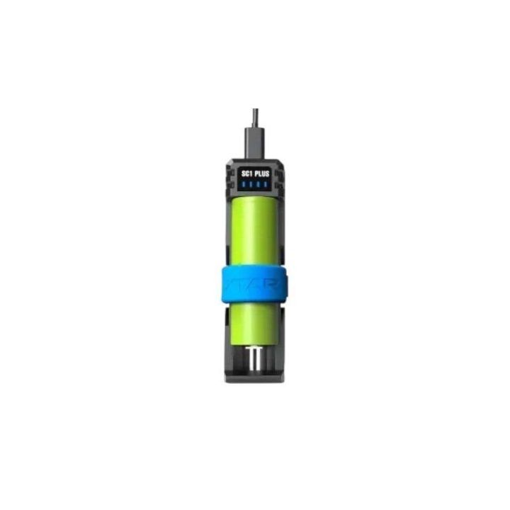 XTAR SC1+ USB-C akumuliatorių įkroviklis, 1 kanalo