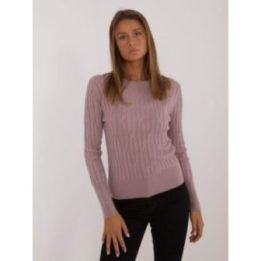 Melsvai violetinis megztinis – šviesiai alyvinė