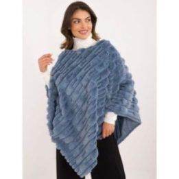 Mėlynas pončas oversize