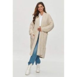 Kardiganas Makadamia – smėlinė