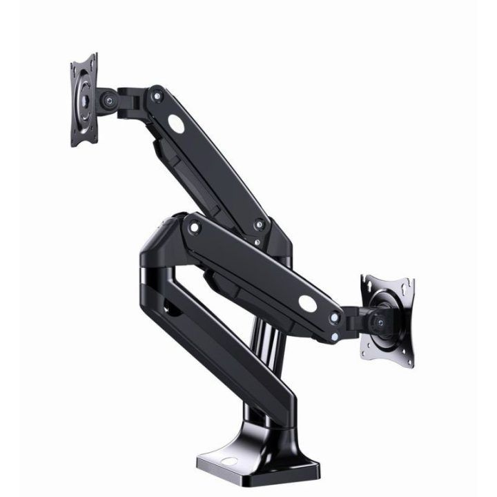 Reguliuojamas dviejų monitorių stalo laikiklis 17–35", iki 10 kg