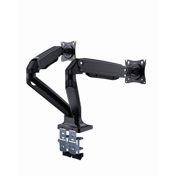 Reguliuojamas dviejų monitorių stalo laikiklis 17–35", iki 10 kg