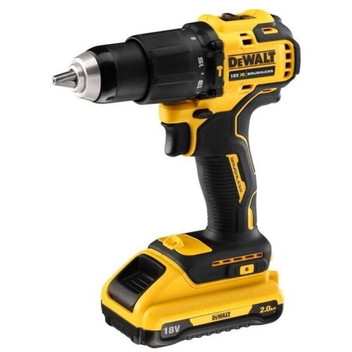 Smūginis akumuliatorinis suktuvas DeWalt DCD709D2T su 2 akumuliatoriais ir įkrovikliu