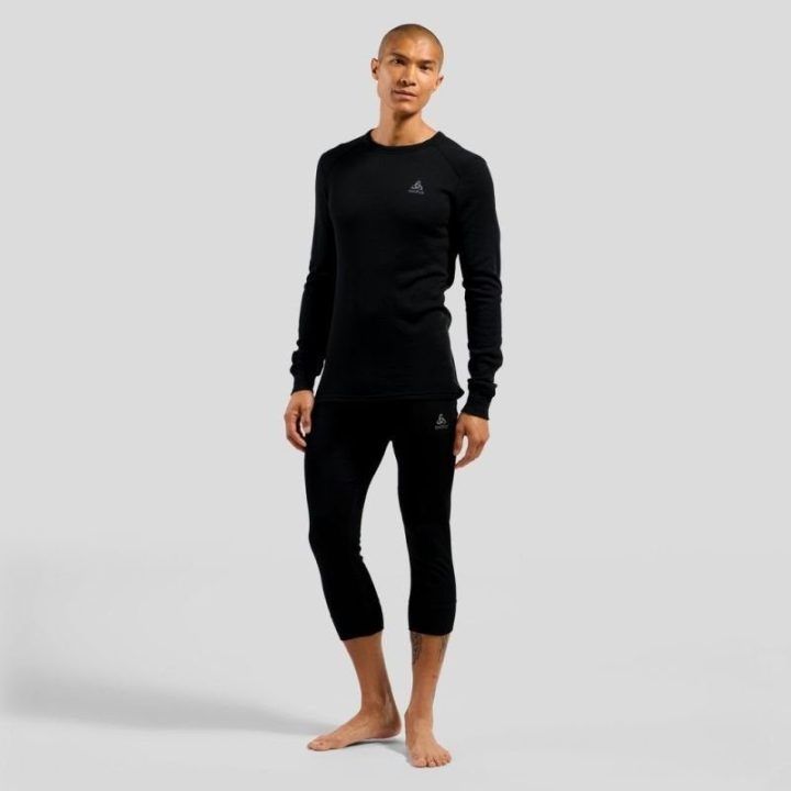 Vyriški termo marškinėliai Odlo Active Warm Eco, juodi, M