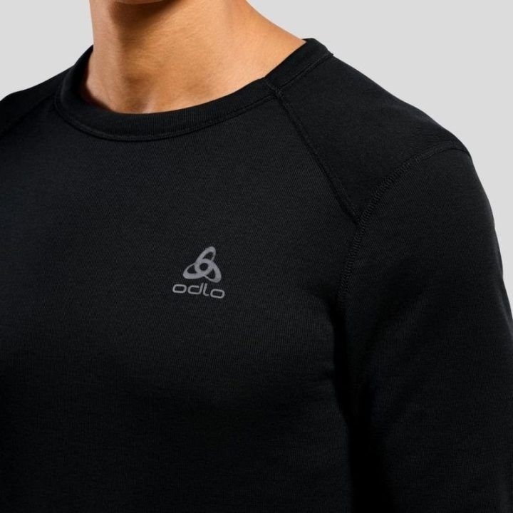 Vyriški termo marškinėliai Odlo Active Warm Eco, juodi, M