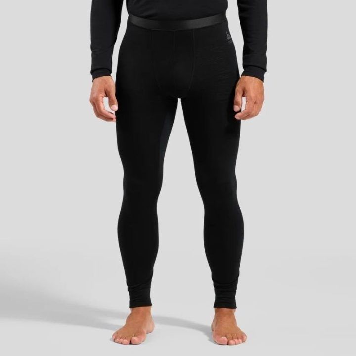Vyriškos tamprės ODLO Merino 160 BL, juodos