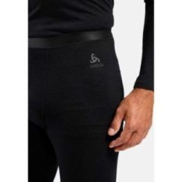 Vyriškos termo tamprės ODLO Merino 160 BL, juodos, M